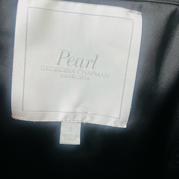 NWT gorg strapless and short Pearl dress sz  4 by Georgina Chapman of Marchesa - Picture 4 of 8